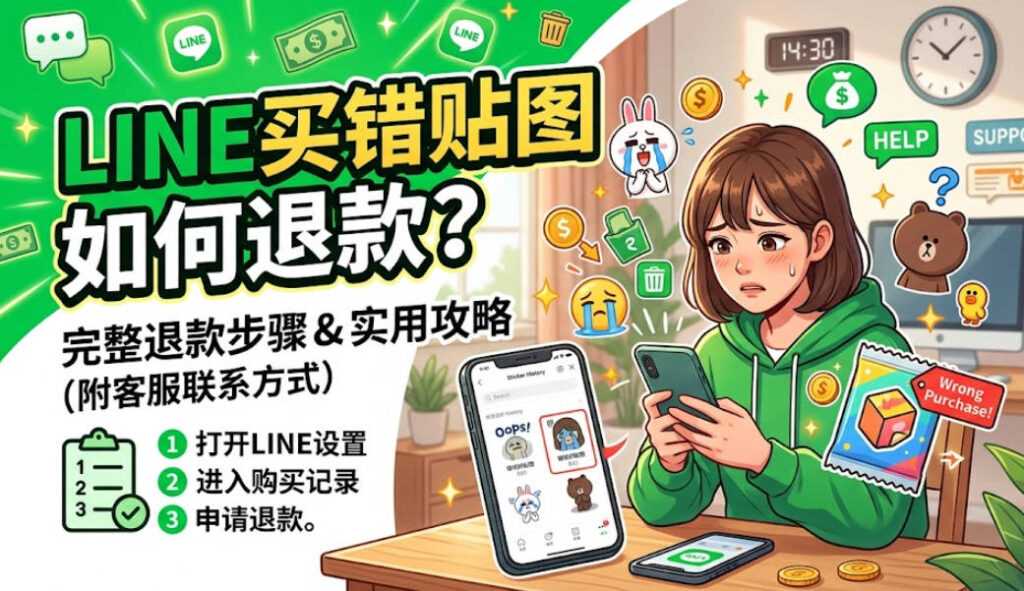 LINE 贴图退款政策